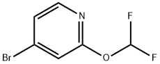 4-브로모-2-(디플루오로메톡시)피리딘 구조식 이미지