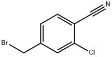 4-(broMoMethyl)-2-chlorobenzonitrile 구조식 이미지