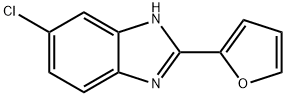 5-Chloro-2-(2-furyl)benziMidazole, 95% 구조식 이미지