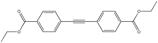 diethyl 4,4'-(ethyne-1,2-diyl)dibenzoate 구조식 이미지