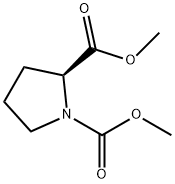 (S)-DiMethyl pyrrolidine-1,2-dicarboxylate Structure