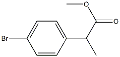 2-(4-BroMo-phenyl)-propionic acid Methyl ester Structure