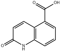 2-hydroxyquinoline-5-carboxylic acid 구조식 이미지