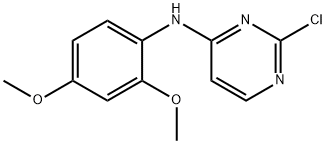 2-chloro-N-(2,4-diMethoxyphenyl)pyriMidin-4-aMine Structure