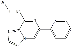 8-BroMo-6-phenyliMidazo[1,2-a]pyrazine hydrobroMide Structure