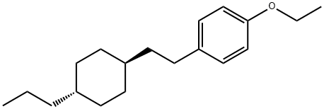 1-Ethoxy-4-[2-(trans-4-propylcyclohexyl)ethyl]benzene Structure