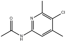 N-(5-Chloro-4,6-diMethylpyridin-2-yl)acetaMide Structure