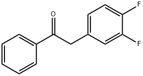 2-(3,4-디플루오로페닐)-1-페닐에타논 구조식 이미지
