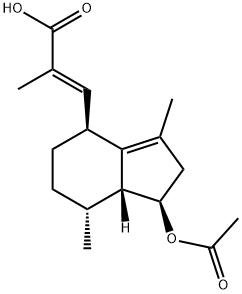 Acetoxyvalerenic Acid 구조식 이미지