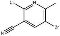 5-BroMo-2-chloro-6-Methylnicotinonitrile 구조식 이미지