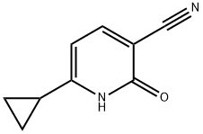 6-cyclopropyl-2-hydroxynicotinonitrile 구조식 이미지