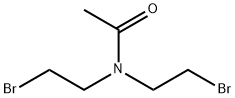 N,N-Bis(2-broMoethyl)acetaMide Structure