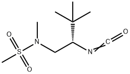 (S)-N-(2-isocyanato-3,3-diMethylbutyl)-N-MethylMethanesulfonaMide Structure