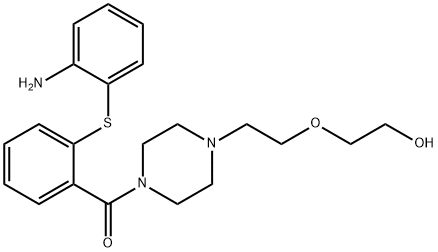 2-(2-(4-(Dibenzo[b,f][1,4]thiazepin-11-yl)piperazin-1-yl)ethoxy)ethanol Structure