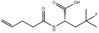 류신,4-플루오로-N-(1-옥소-4-펜테닐)- 구조식 이미지