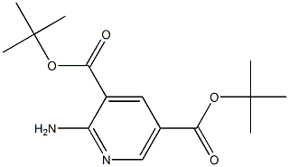 3,5-Bis-Boc-aminopyridine 구조식 이미지