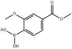 2-Methoxy-4-(Methoxycarbonyl)phenylboronic acid Structure