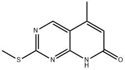 5-Methyl-2-(Methylthio)pyrido[2,3-d]pyriMidin-7(8H)-one Structure