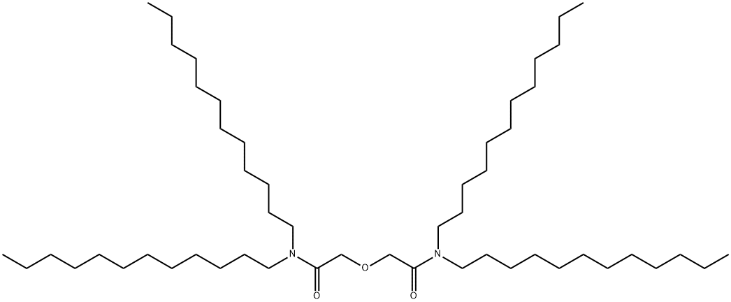2,2'-옥시비스[N,N-디도데실아세트아미드] 구조식 이미지