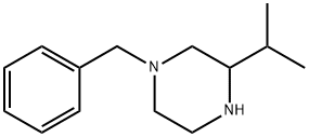 1-Benzyl-3-isopropylpiperazine Structure