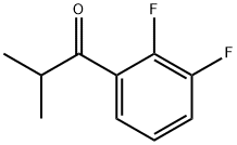 1-(2,3-difluorophenyl)-2-Methylpropan-1-one 구조식 이미지