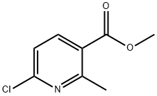 메틸6-클로로-2-메틸니코티네이트 구조식 이미지