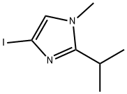 4-요오도-2-이소프로필-1-메틸-1H-이미다졸 구조식 이미지