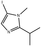 5-요오도-2-이소프로필-1-메틸1H-이미다졸 구조식 이미지