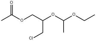 3-chloro-2-(1-ethoxyethoxy)propyl acetate Structure