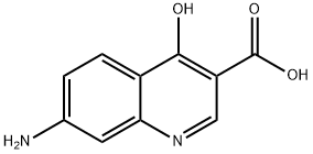 3-Quinolinecarboxylicacid,7-amino-4-hydroxy-(9CI) Structure