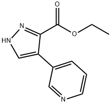 Ethyl 4-(pyridin-3-yl)-1H-pyrazole-3-carboxylate Structure