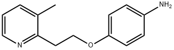 4-(2-(3-Methylpyridin-2-yl)ethoxy)aniline 구조식 이미지