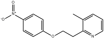 3-Methyl-2-(2-(4-nitrophenoxy)ethyl)pyridine 구조식 이미지