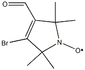 3-BroMo-4-forMyl-2,5-dihydro-2,2,5,5-tetraMethyl-1H-pyrrol-1-yloxy 구조식 이미지