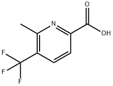 6-Methyl-5-(trifluoromethyl)picolinic acid Structure