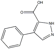 4-Phenyl-1H-pyrazole-5-carboxylic acid Structure