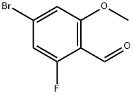 4-broMo-2-fluoro-6-Methoxybenzaldehyde Structure
