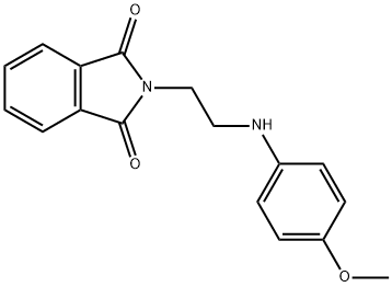 N-(4`-Methoxyphenyl)aMinoethylaMino phthaliMide 구조식 이미지