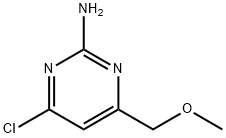 4-chloro-6-(MethoxyMethyl)pyriMidin-2-aMine Structure