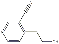 4-(2-hydroxyethyl)-3-Pyridinecarbonitrile Structure