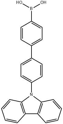 [4'-(9H-carbazole-9-yl)-1,1-biphenyl-4-yl]-boroonic acid
(CBp4BA) Structure