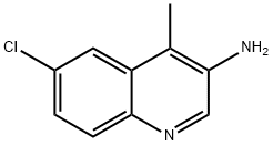 6-Chloro-4-Methylquinolin-3-aMine Structure