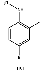 (4-BROMO-2-METHYLPHENYL)HYDRAZINE HYDROCHLORIDE Structure