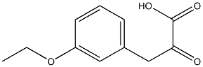 Benzenepropanoic acid, 3-ethoxy-.alpha.-oxo- 구조식 이미지