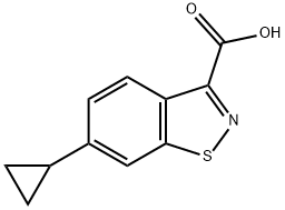 6-Cyclopropylbenzo[d]isothiazole-3-carboxylic acid Structure