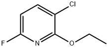 3-Chloro-2-ethoxy-6-fluoropyridine 구조식 이미지