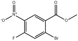 2-BroMo-4-fluoro-5-nitrobenzoic Acid Methyl Ester 구조식 이미지