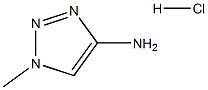 1-Methyl-1H-1,2,3-triazol-4-aMine Hydrochloride Structure