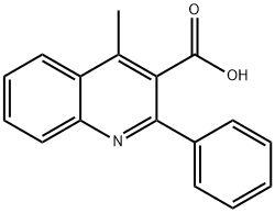 4-Methyl-2-phenylquinoline-3-carboxylic acid Structure