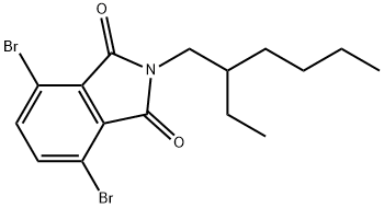 4,7-DibroMo-2-(2-에틸헥실)이소인돌린-1,3-디온 구조식 이미지